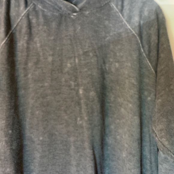 Torrid Size 00 French Terry Button Tunic Hoodie Gray - Picture 6 of 9
